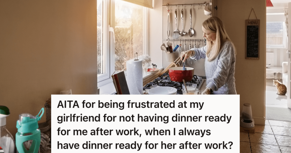 woman cooking in the kitchen