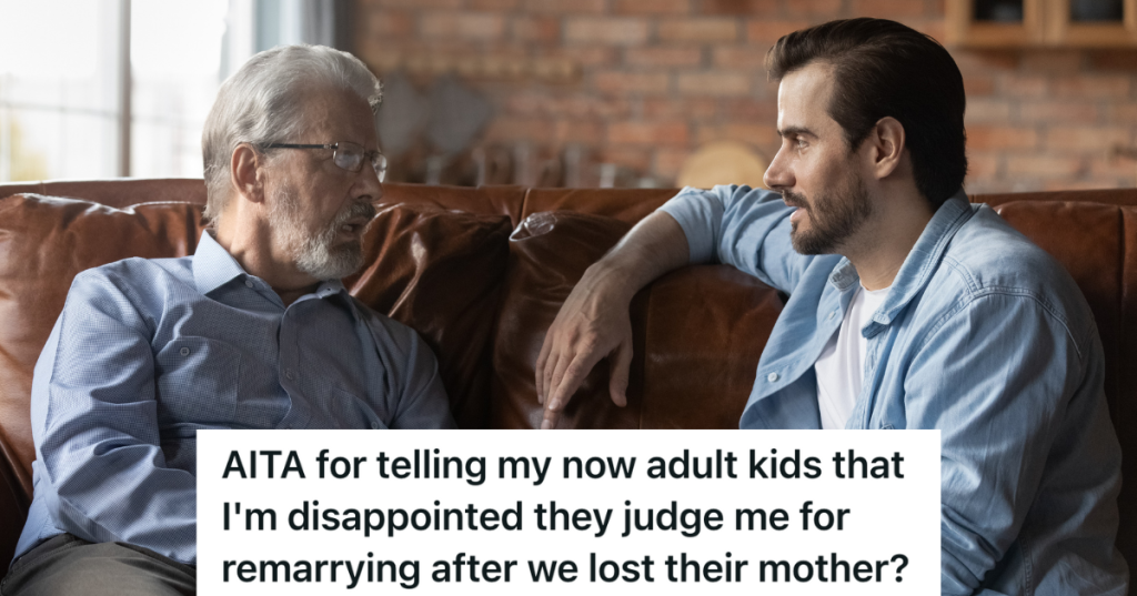 man talking to his dad