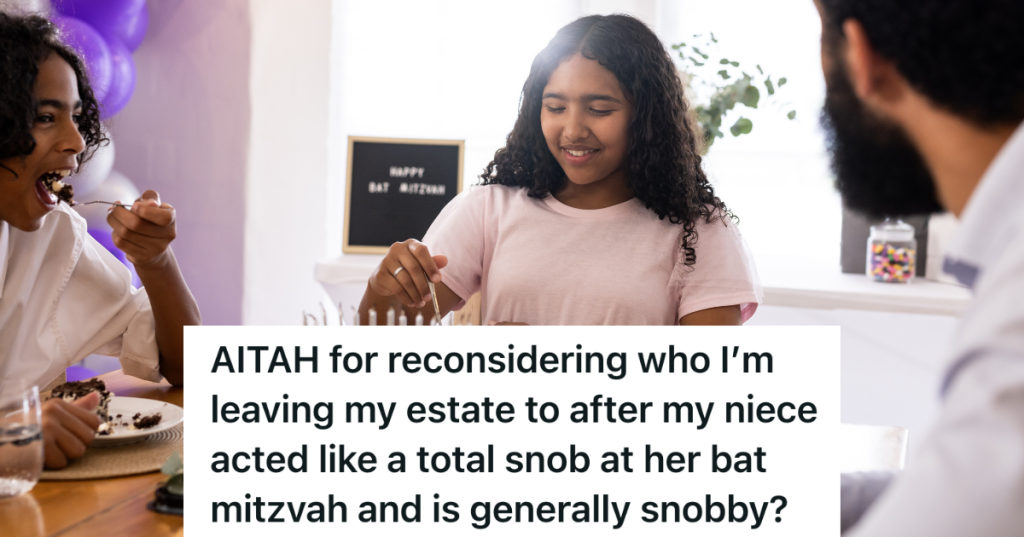 family celebrating bat mitzvah