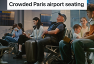 Two Little Boys Need To Sit Down In The Airport, But There Aren’t Two Seats Available Together