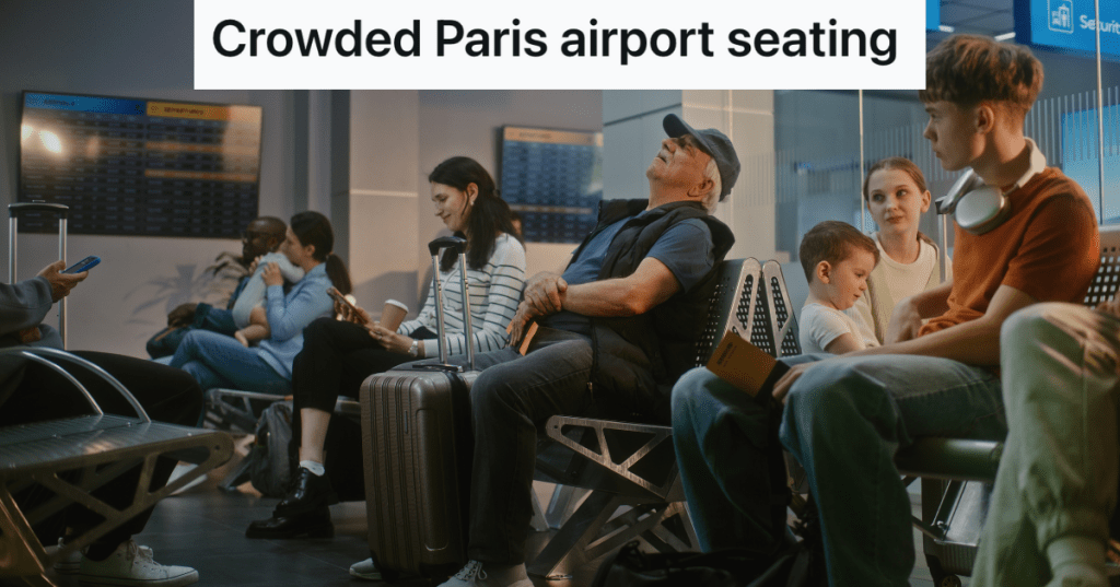 crowded airport terminal