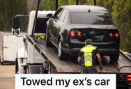 Woman’s Ex Leaves His Car Parked In Front Of A Friend’s House, So She Called A Tow Truck And Reported An Abandoned Vehicle