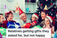 Family Member Buys Inexpensive Gifts For The Christmas Gift Exchange, So Another Relative Decides To Buy Them Equally Inexpensive Gifts The Next Year