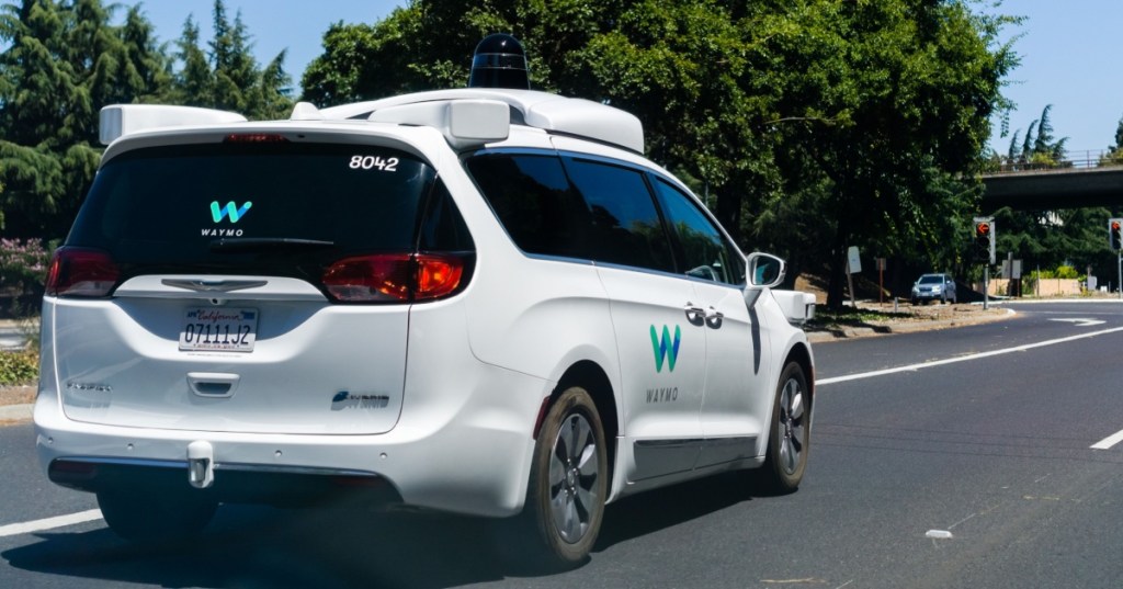 Waymo minivan