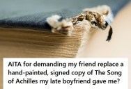 Woman Received A Custom Copy Of A Book From Her Boyfriend Before He Passed Away, But A Friend Insisted On Borrowing It Only To Treat It Like A ‘Wreck This Journal’