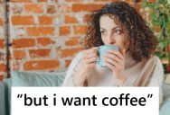 Woman Was Studying During Her Time Off At The Restaurant Where She Works At Night, But A Regular Insisted She Serve Coffee Just For Her