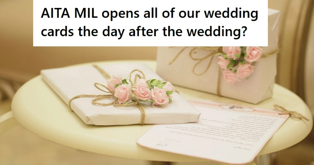 Wedding gifts and letter