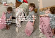 A “Sad Beige” Mom’s Young Daughter Wanted To Brighten Up Her Bedroom With Color