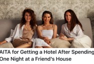 Travelling Friends Weren’t Happy With The Uncomfortable Sleeping Arrangements At A Friend’s House, So They Decided To Stay At A Hotel