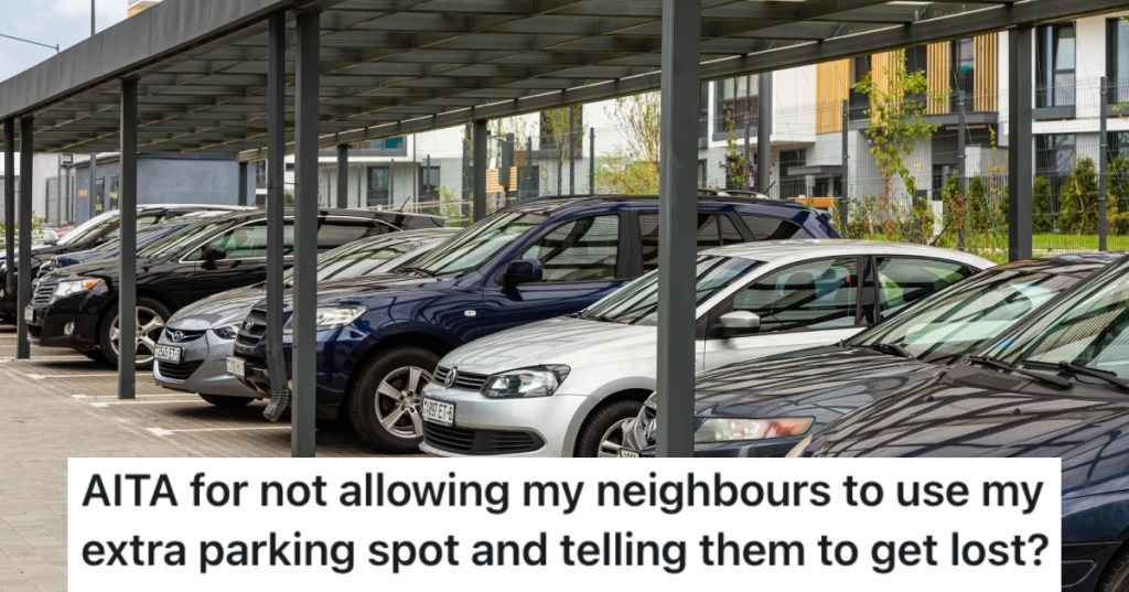 cars in a parking lot