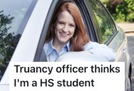 A High School Truancy Officer Thought a Girl Picking Up Her Brother Was A Student, And He Demanded That She Go To The Office With Him To Sort It Out