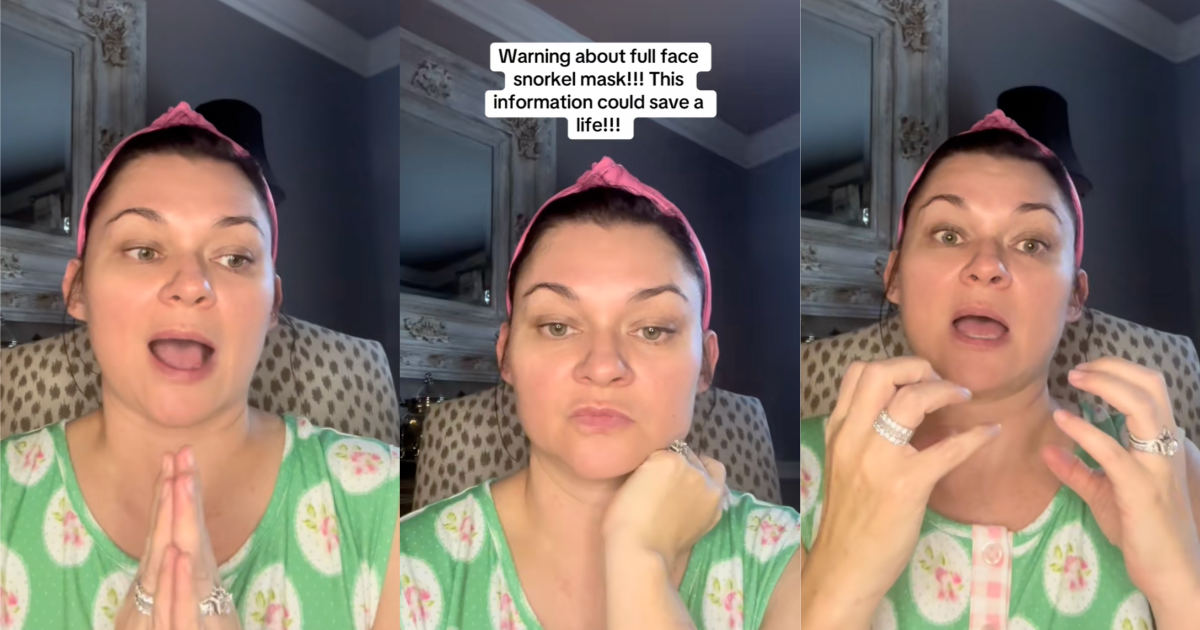 woman talking about scuba diving