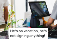 He ID’d The Customer And His Son, But The Customer Threw A Fit And Left Without His Purchase