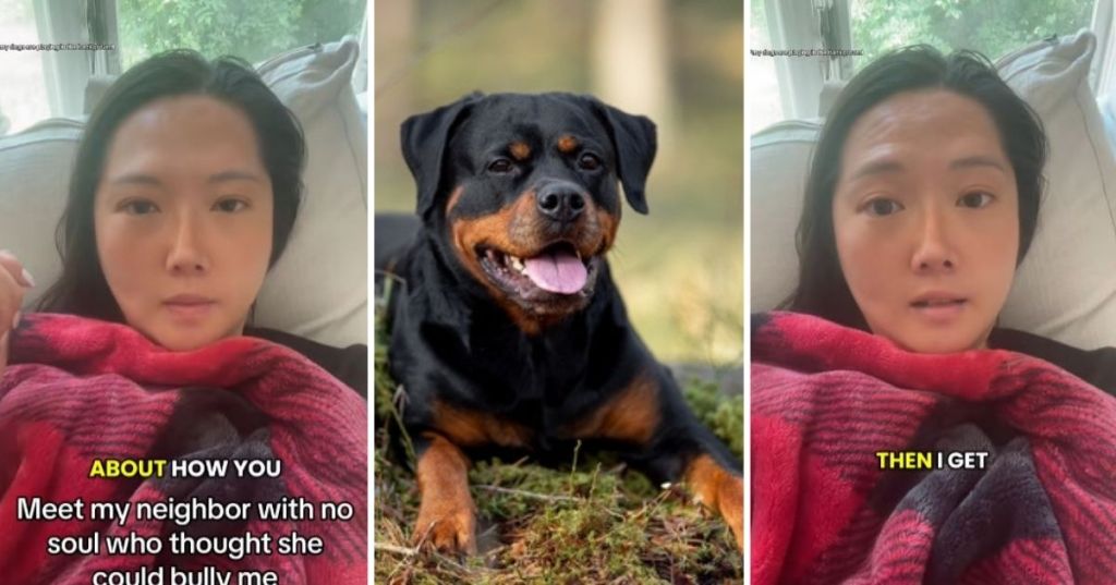 Woman having problems with neighbor