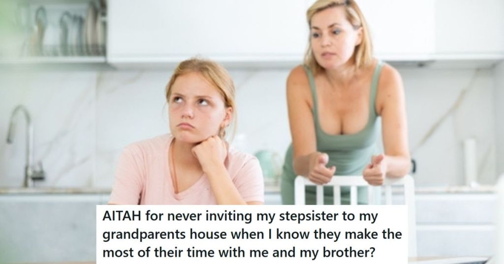 Mom and annoyed daughter