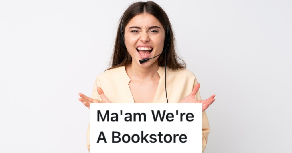 woman wearing a headset