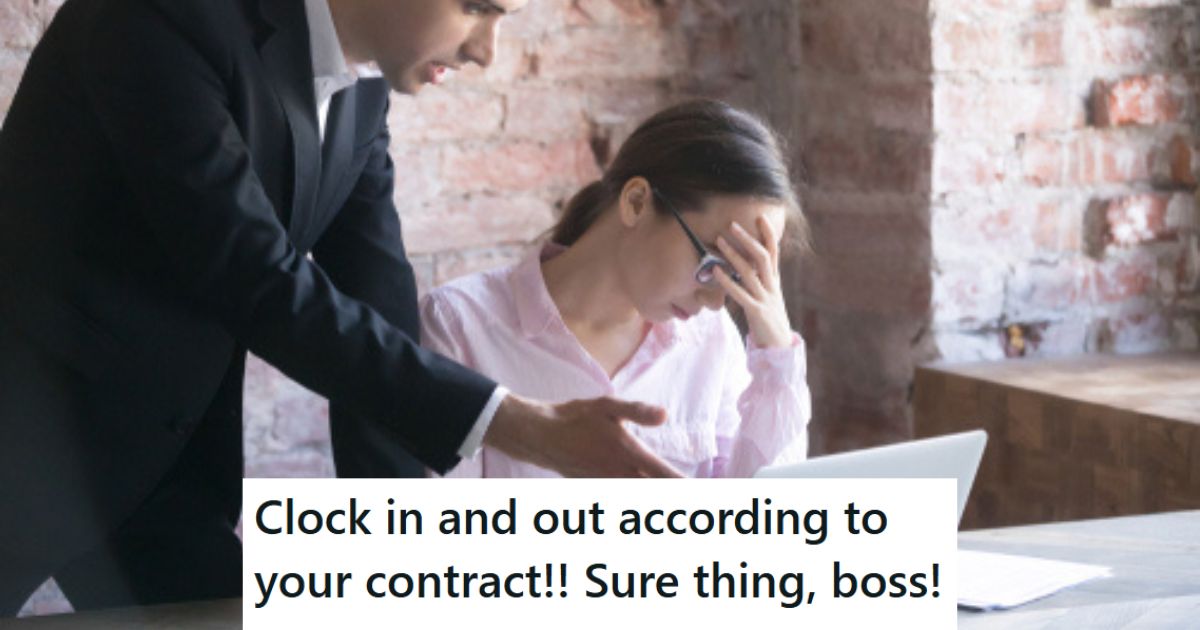 Manager yelling at employee