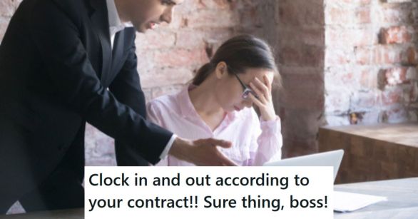 Manager yelling at employee