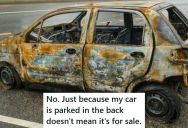 A Customer Refused To Accept That A Project Car In The Warehouse Wasn’t For Sale, And The Workers Caught Him Trying To Steal It