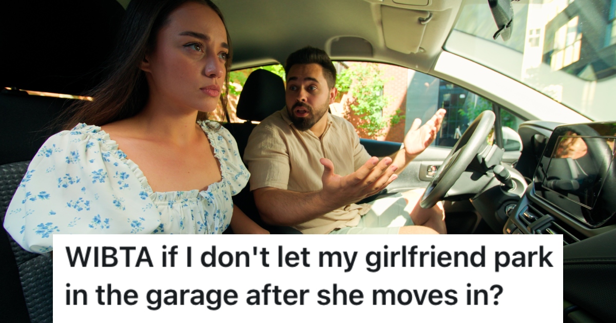 couple arguing in a car