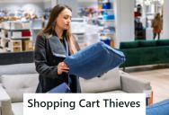 A Customer’s Belongings Went Missing, And Some Teenagers Were Acting Very Suspicious, So When The Worker Searched The Area, She Found Her Stuff Hidden In A Bin Of Pillows