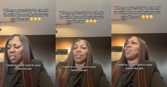 woman talking about her job