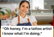 A Tattoo-Supply Shop Employee Had To Deal With A Tattoo Artist Customer Who Was Rude to Her For No Reason, And Stole Her Favorite Pen To Boot