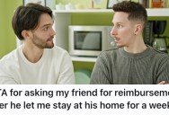 A Traveler Bought Booze And Shared It With The Friend He Stayed With In Another Country, And Now He Wants His Friend To Pay For Half