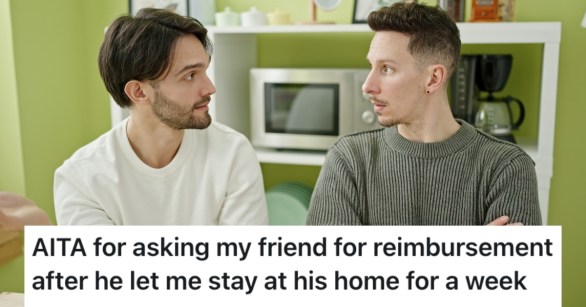 two men having a conversation