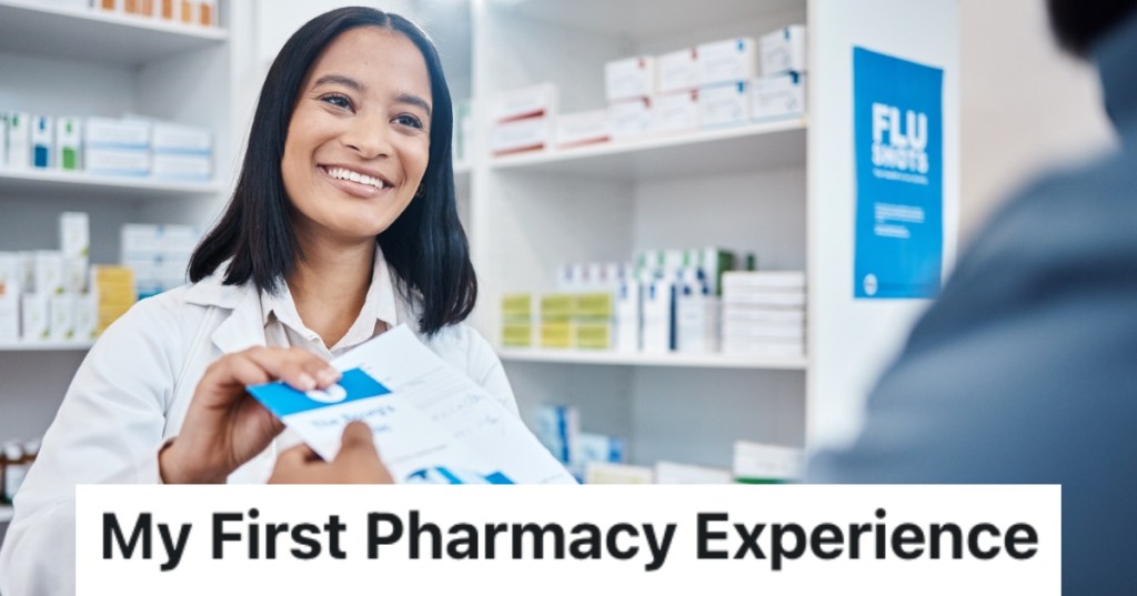 woman working in a pharmacy