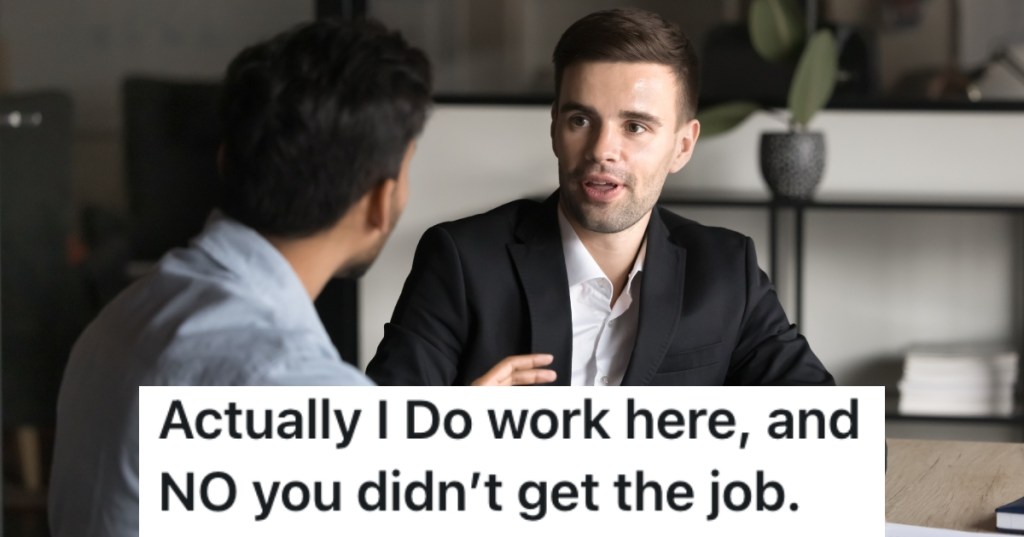two men in job interview