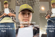 A Traveler Shared A Unique Trick He Uses To Ensure He Only Has One Carry-On Bag When He Flies