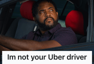 Driver Was Just Waiting For A Parking Spot, But When A Nearby Security Guard Mistook His Vehicle For An Uber, He Nearly Guided A Confused Passenger Into The Wrong Car