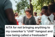 Office Worker Shows Up To A “Chill Hangout” Empty-Handed But Later Learns It Was A Cookout, So Now His Coworkers Think He’s a Freeloader