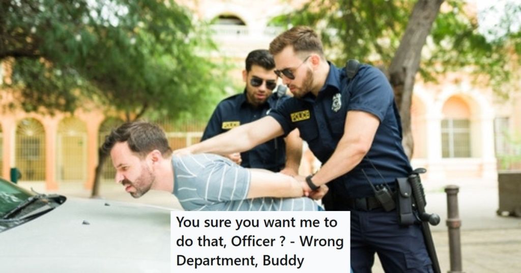 Cops arresting someone