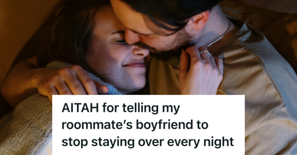 couple cuddling on the couch