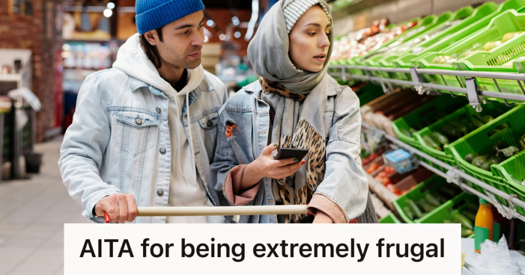 couple grocery shopping