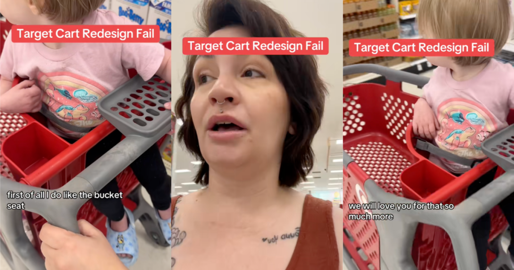 woman talking about target