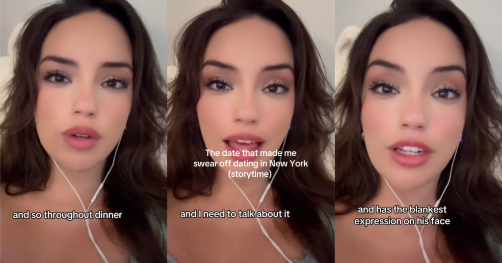 woman talking about a bad date