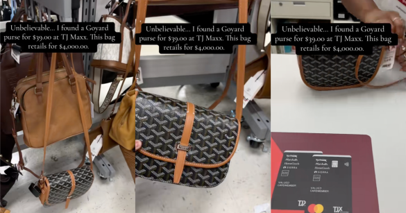 bag for sale in a store