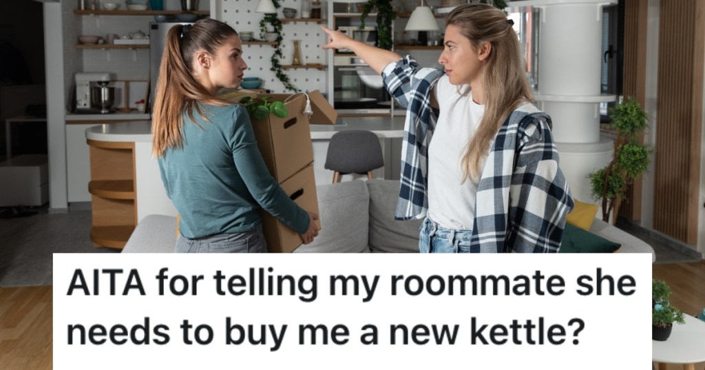 two young women in an apartment