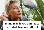 Man Exiting A Grocery Store Helps An Older Lady Put Her Items In Her Car, But When A Rude Customer Assumes He Is An Employee, She Stands Up For Him