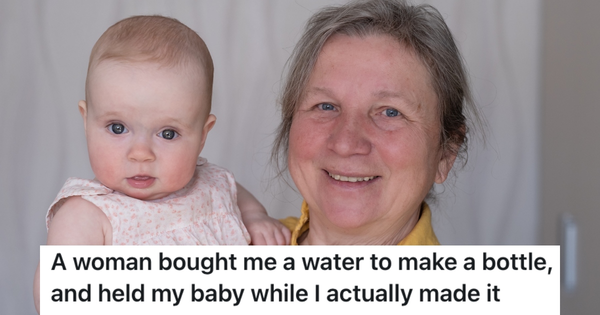 woman holding a baby