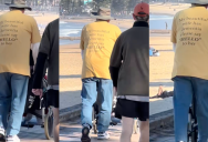 A Stranger Saw A Man Wearing A Sweet Shirt That Addressed His Wife’s Dementia