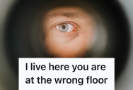 Mother Opened The Door To A Confused Elderly Stranger, So She Found Herself In An Awkward Doorway Standoff