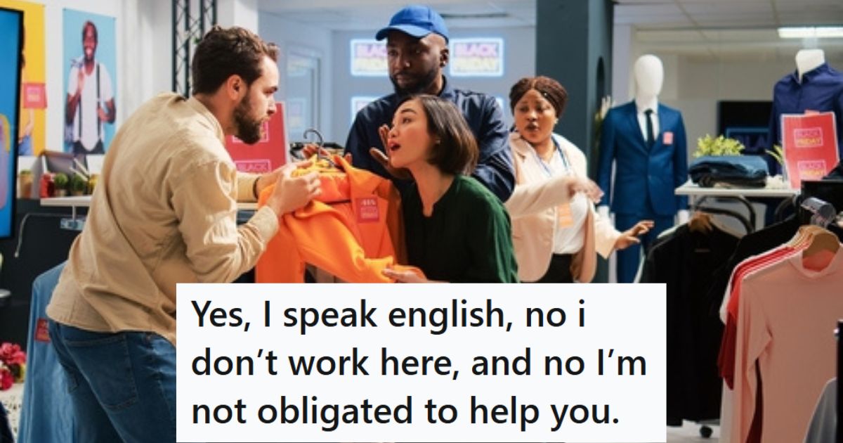 American Woman Kept Demanding Help From Chinese Kid Who Didn't Work At The Gift Shop Even Though He Told Her He Wasn't An Employee Multiple Times, And She Finally Got Violent