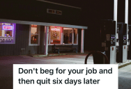 Gas Station Slacker Tried To Play Victim To Save His Job, But When His Manager Gave Him A Second Chance, He Squandered It By Skipping Work For Six Days In A Row