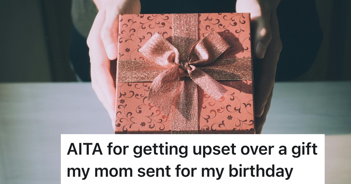 present wrapped in brown wrapping paper and bow