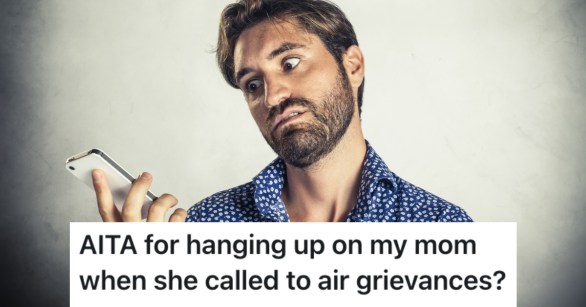 man looking at his phone