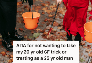 His Girlfriend Insisted They Go Trick-Or-Treating As Adults, But He Refused And Now He Feels Like A Total Wet Blanket